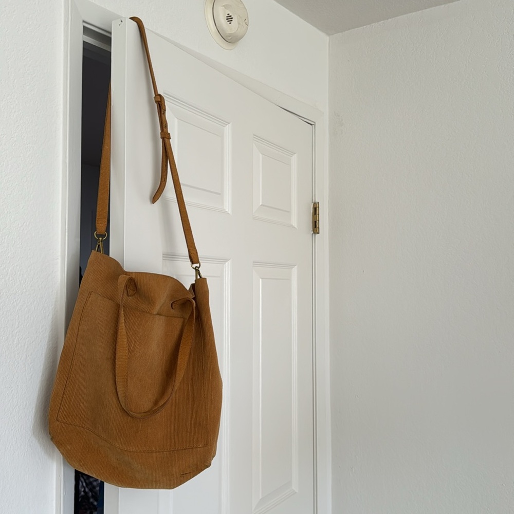 Madewell transport tote corduroy